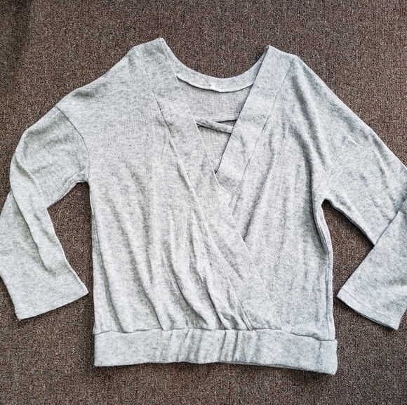 Criss Cross Pullover Sweater - Picture 1 of 4